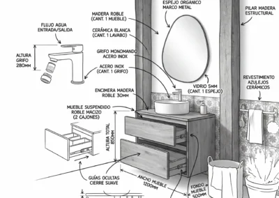 Esquema de workflow con InstructImage y Nanobanana para visualización arquitectónica