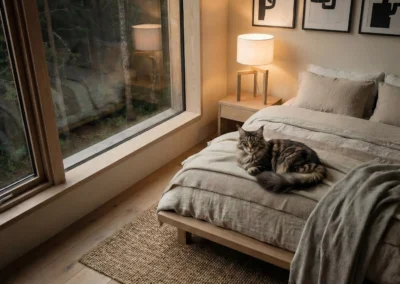 Gato Maine Coon renderizado con InstructImage como ejemplo de IA generativa