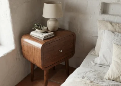 Render de mueble de dormitorio ambientado con inteligencia artificial